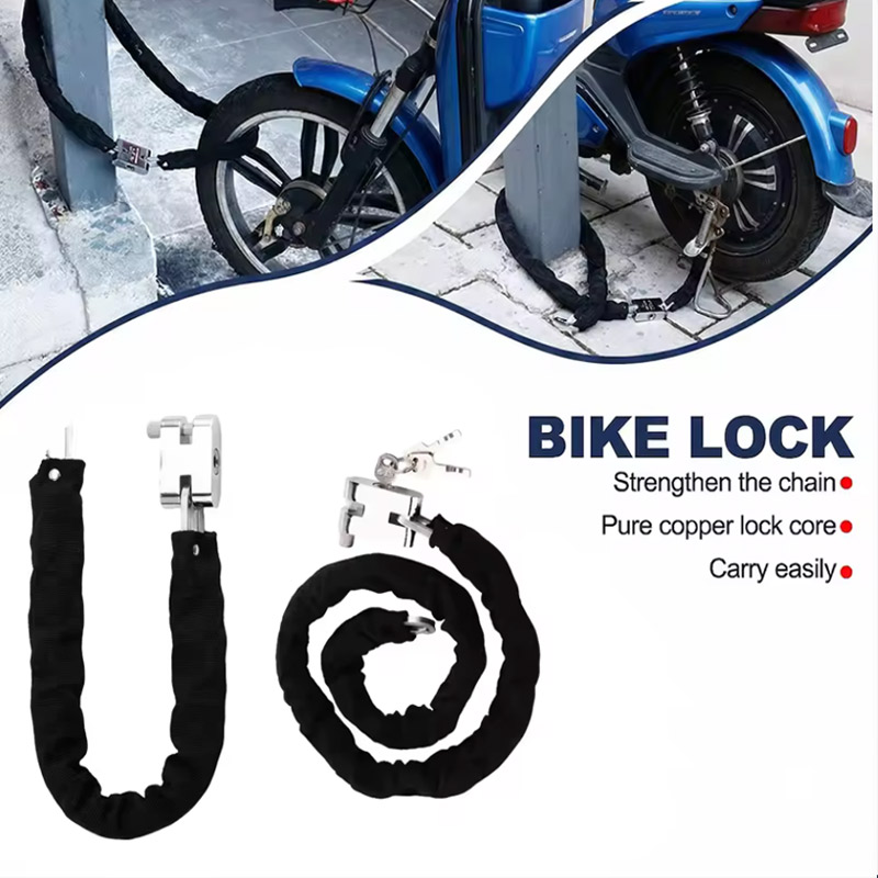 Замок для мотоцикла и велосипе – обзор и цена Bicycle Chain