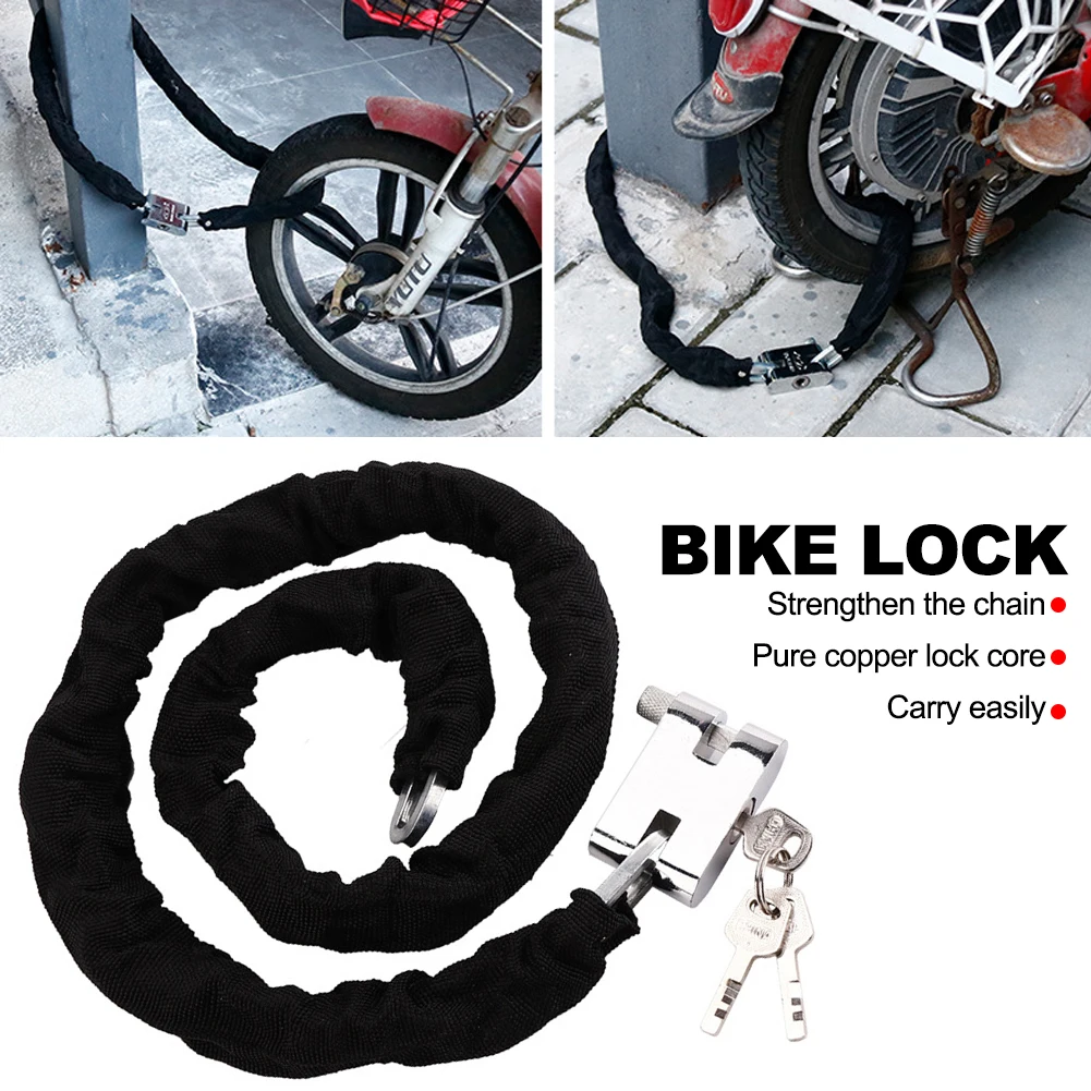 Замок для мотоцикла и велосипе – обзор и цена Bicycle Chain